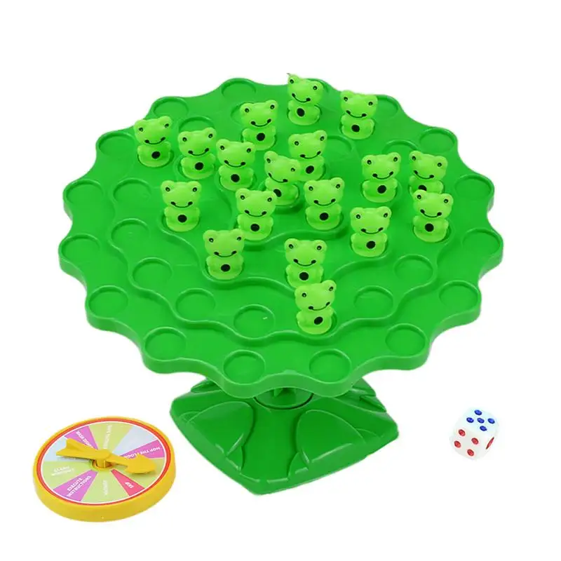 Balance Board Game Fun Astronaut Rabbit Frog Balance Board Game Two-Player Balance Game Tree Family Tabletop Game Educational To