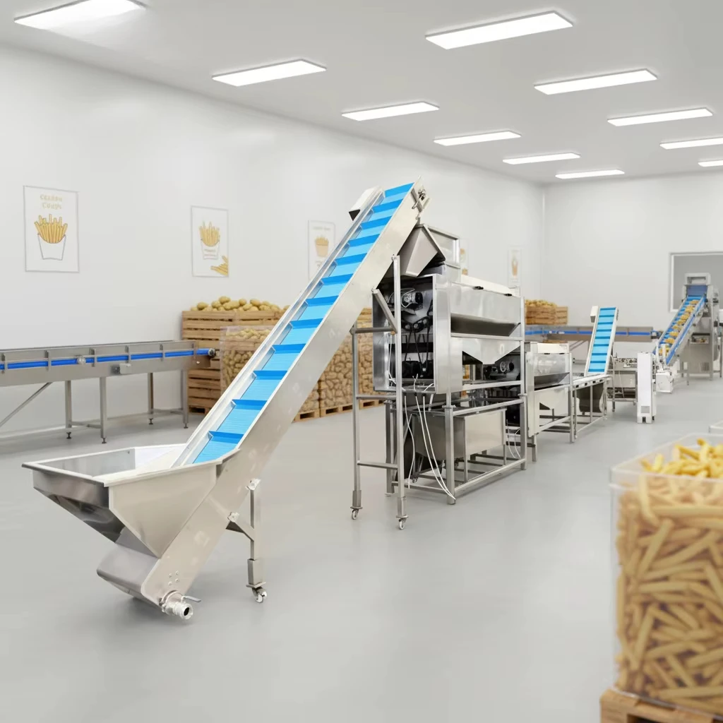 FOODLINE Catering Supply French Fries Production Line Mass Produce Frozen Fries For Restaurant And Fast Food Supplier
