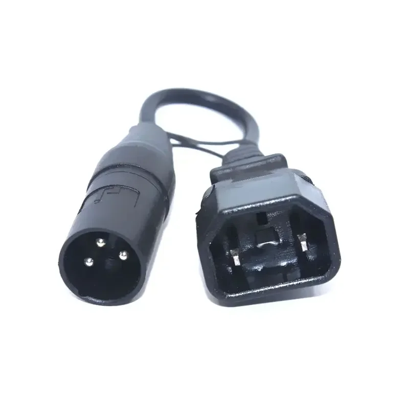 3Pin XLR Electric Vehicle Charger Lithium Battery Charging Station Adapter Universal Charging Cable Male Female Plug Connector