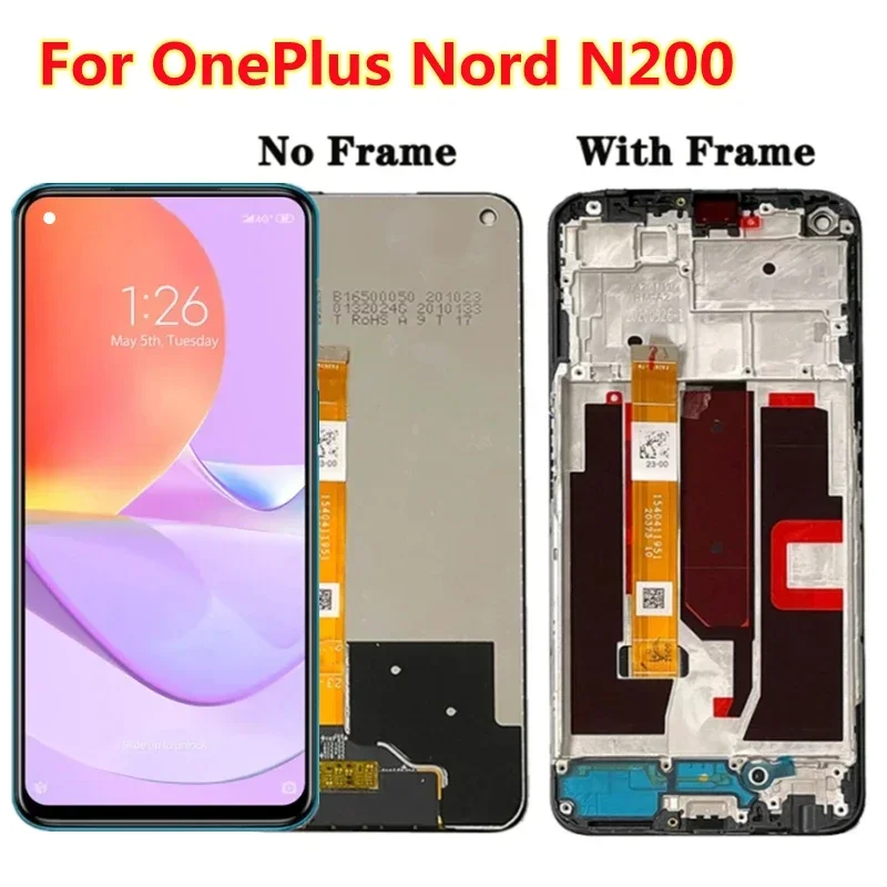 For OnePlus Nord N200 5G DDE2118, DE2117 lcd Display Touch Screen Digitizer Assembly Replacement