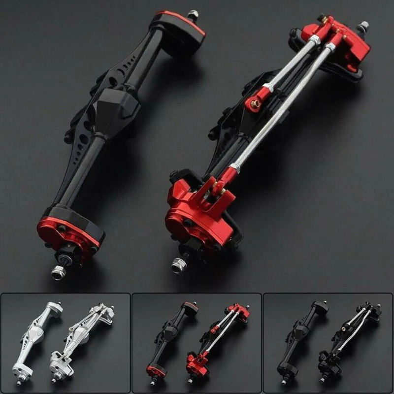 Ziegenmetall-Achsenbaugruppe Axial Capra 1.9 UTB Simulierter Metall-Vorder- und Hinterachse für 1/10 RC Crawler Car Traxxas Upgrade-Teile