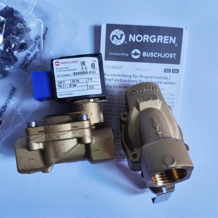 8240280.9101 صمامات الملف اللولبي BUSCHJOST IMI NORGREN الهوائية