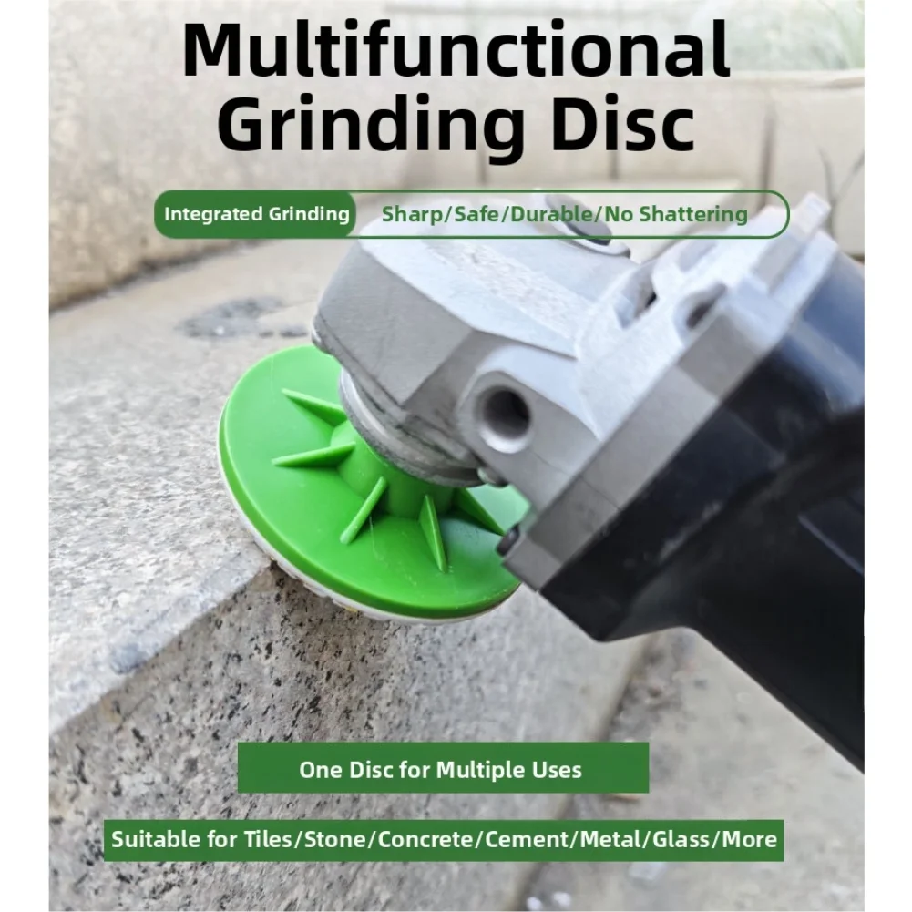3 Inch Integrated Grinding Disc M10 For Angle Grinder Silicon Carbide Polishing Pad For Tile Stone Metal Glass Concrete view 6