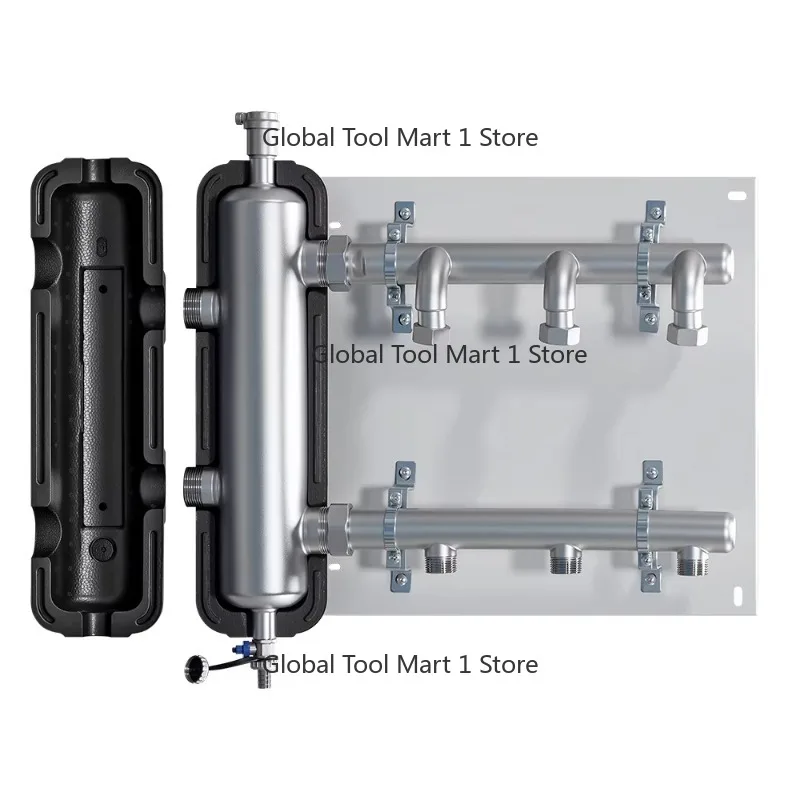 2-4 Way Hydraulic Separator for Boiler Heat Pump Insulated Modular Low Loss Header Flexible OEM ODM Supported-for Hotel