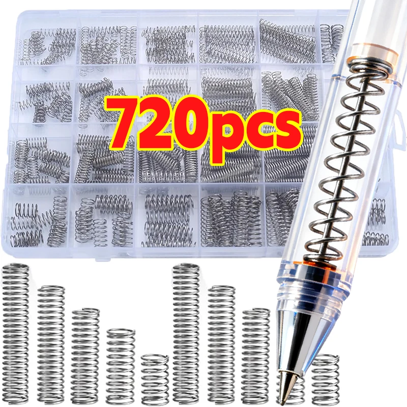 Stainless Steel Compression Springs for Mechanical Repairs DIY Versatile Compression Extension Hardware Spring Assortment Kits