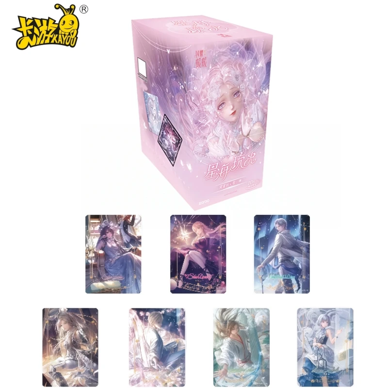 KAYOU حقيقية مشرقة نيكي شينغهاي سلسلة الضوء المتدفق رائعة لعبة ببطاقات ورقية الطرفية جمع بطاقة لعبة هدية الصندوق الأصلي #1