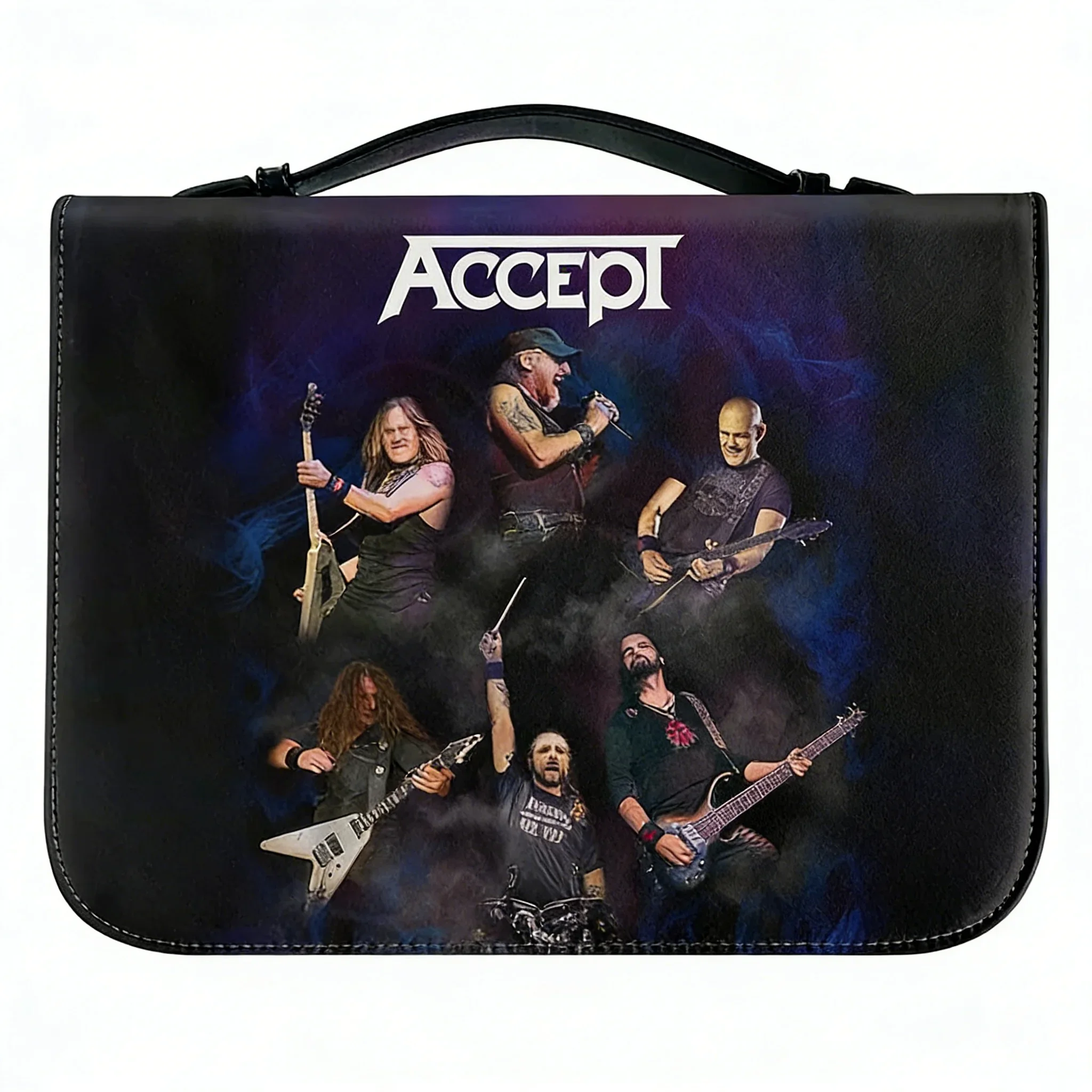 Accept Band Made Bible Bags Christian Gifts Personalized Covers Bible Pack Waterproof Leather Bag High Quality Custom Package