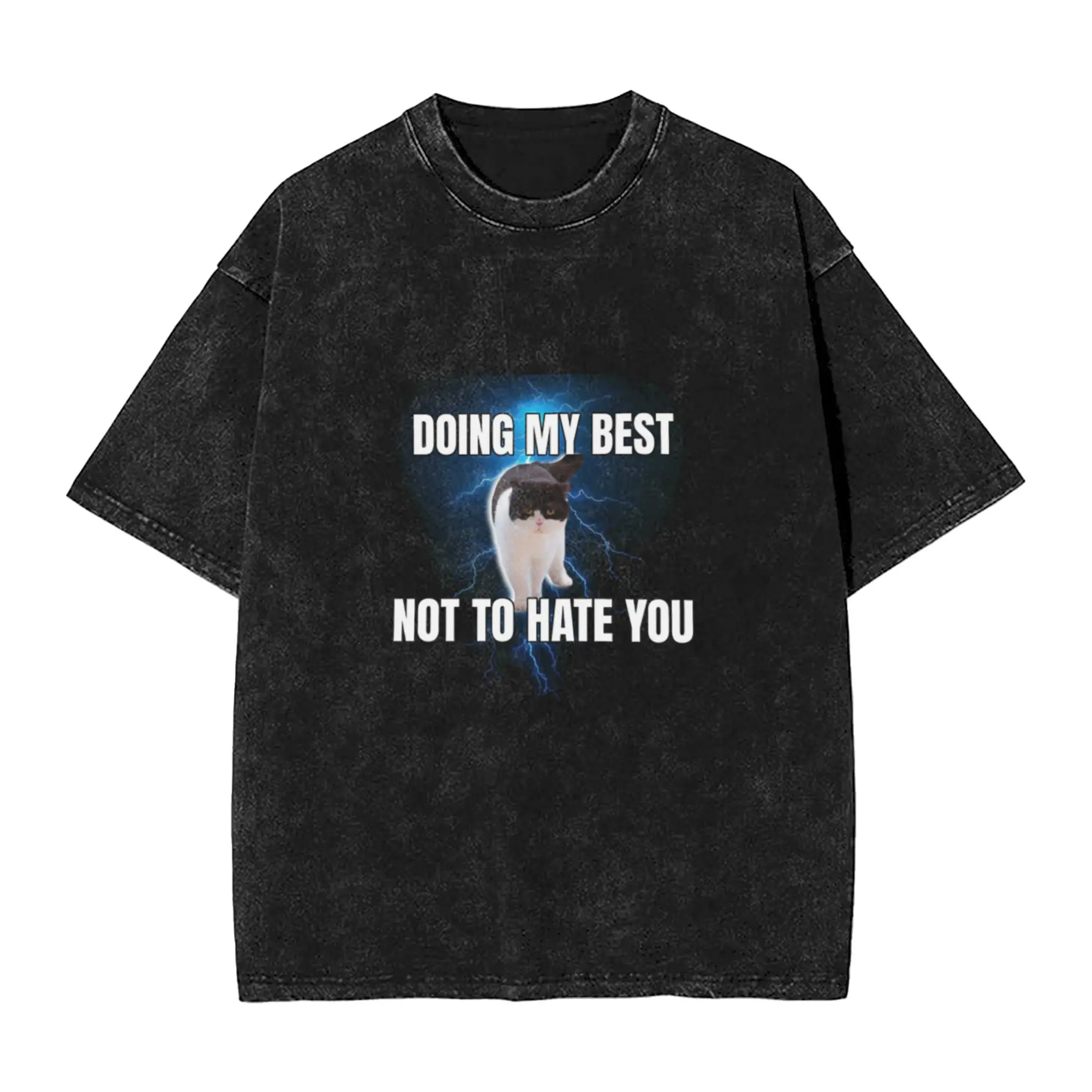 Passive aggressive meme shirt Unique Chic A Vintage Oversized Cotton Unisex T-Shirts