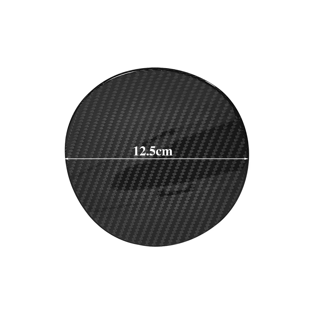 Car Fuel Tank Cap Cover Trim Dry Carbon Fiber Add on style For Chevrolet Corvette C8 2020-2024