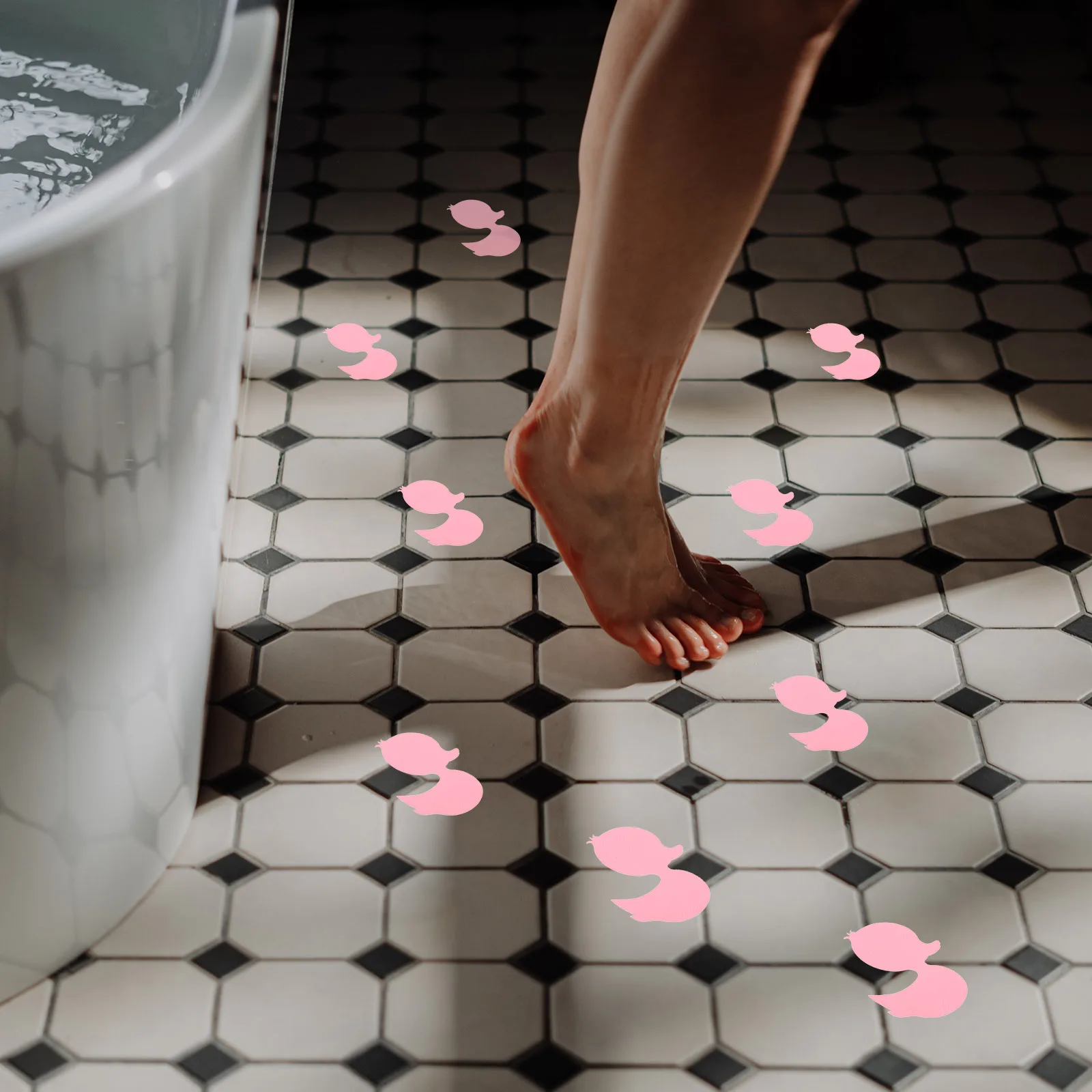 

12 Pcs Non-slip Stickers Bath Wall Bathroom Anti-skid Tile Bathtub Bathtime Appliques Decorate Grip Decal