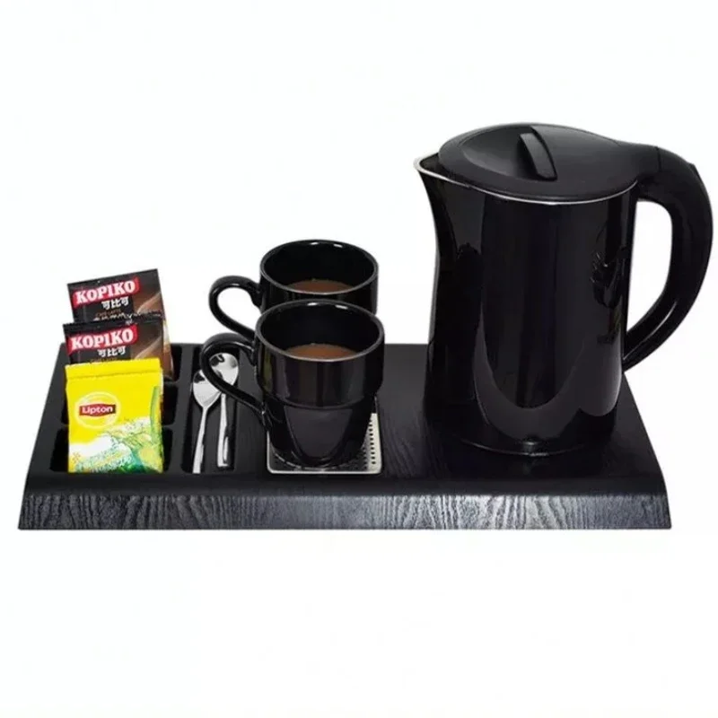 

Double-Layer Fast Electric Boiling Water Teapot Portable Stainless Steel Kettle Tray Set 220v Voltage