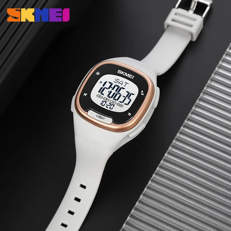 Skmei multifunktion ale block sport elektronische uhr kleines paar wasserdichte uhr