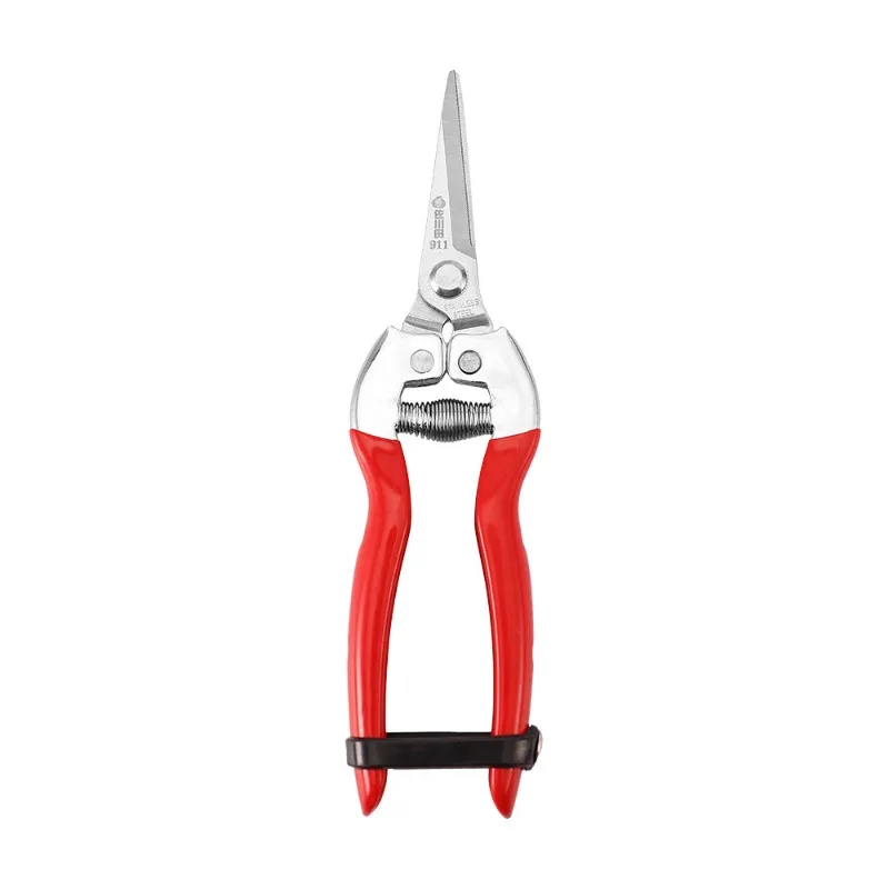 Stainless Steel Curved Tip Fruit Thinning Scissors, Serrated Grape Pruning Shears, Garden Fruit Flower Trimming Snips