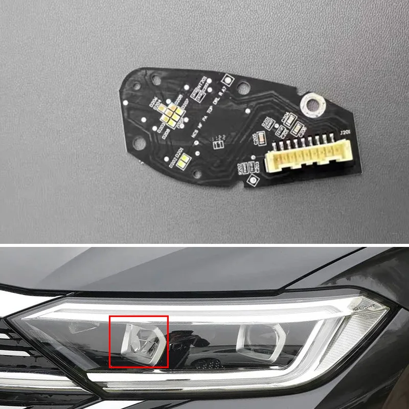 White Light for 2023–2024 Volkswagen Sagitar High-end LED Headlights DRL Chip Ballast Chip Circuit Board Light Source Board Chip