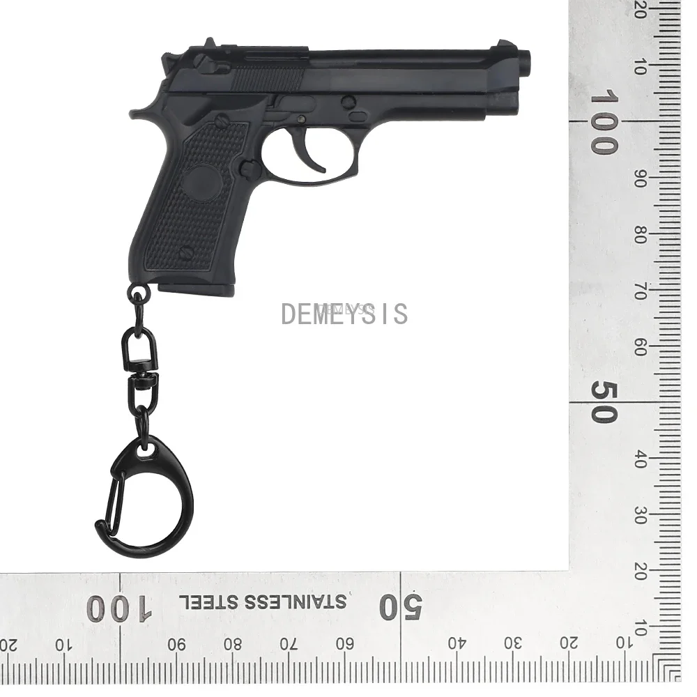 Mini tattica a forma di pistola portachiavi decorazioni staccabile G45 M92 1911 portachiavi portachiavi anello modello realistico tendenza giocattoli regalo