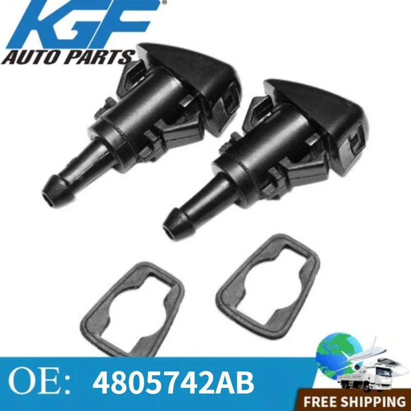 KGF Mới 100% Chất Lượng Cao 2 Kính Chắn Gió Máy Giặt Chất Lưu Xịt Cho Dodge Charger Ram 1500 2500 5113049AA 4805742AB 4805742AC