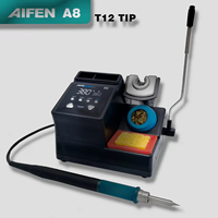 AIFEN–Station de soudage électronique A8, T12 poignée ,chauffage rapide pour,PC téléphone BGA SMD PCB IC Station de réparation