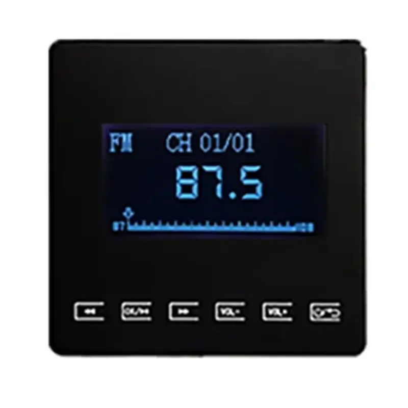 

BNVN-86 Bluetooth Mini Home Background Music System Is Compatible With Wall Mounted Amplifier Touch Key For FM TF Black Easy Ins