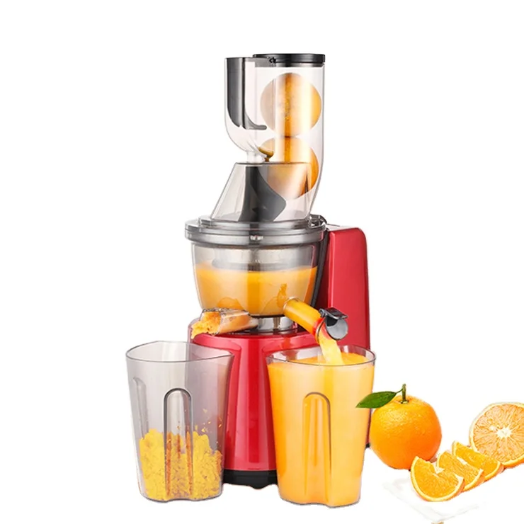 forLarge diameter 76mm new design high juice yield fruit cold press slow juicer extractor machine