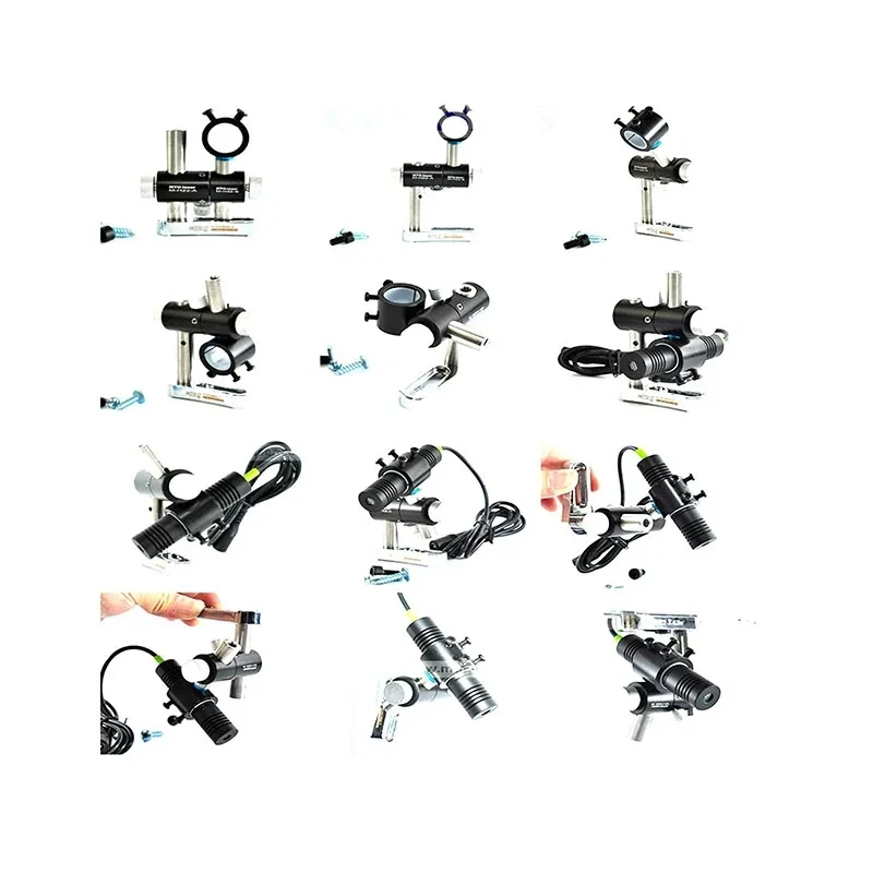 Imagem -06 - Módulo Laser de Três Eixos Ajustável Suporte da Tocha Grampo para 13.5 mm 16 mm 17.5 mm 19.5 mm 21.5 mm 23.5 mm 26 mm