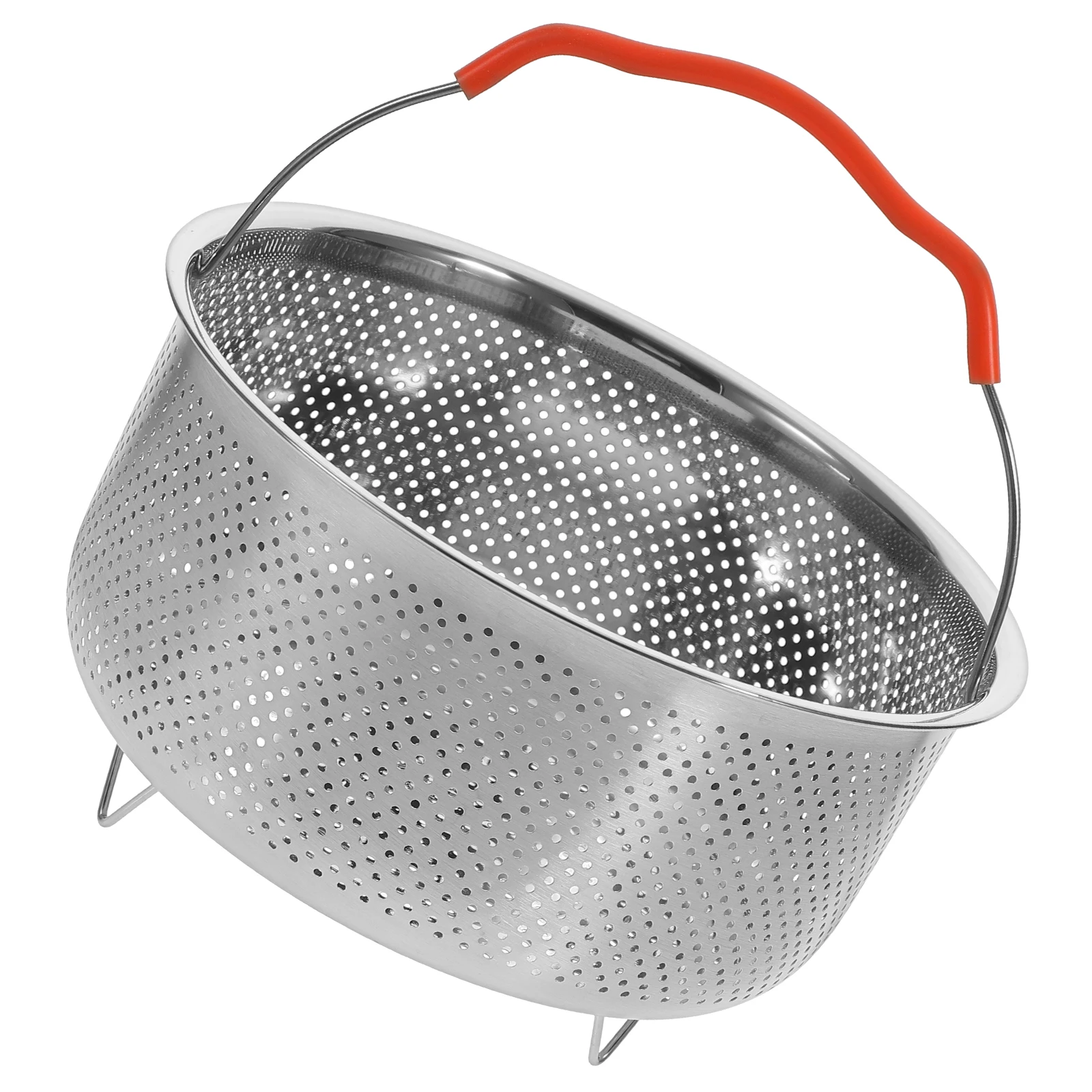 

Stainless Steel Steaming Tray Rack Basket for Pot Cooking Stand Round Baskets Rice Cooker Accessories Electric Steamer Multi