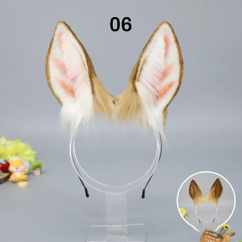 

Festive Reindeer Antler Headband for Adults Kids Deer Ear Head Hoop Cosplay Halloween Party Carnival Lolita Costume Headwear