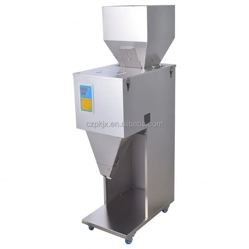 10-999 Gram Automatic High Accuracy Particle Powder Granules Weighing Filling Racking Machine