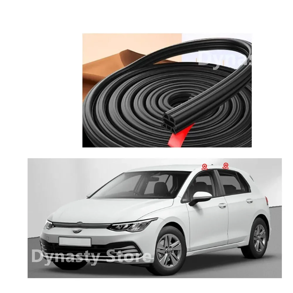 The Door Sealing Strip Is Suitable For VW Golf MK7 MK7.5 MK8 Car Sound Insulation Whole Car Dustproof Decoration Accessories