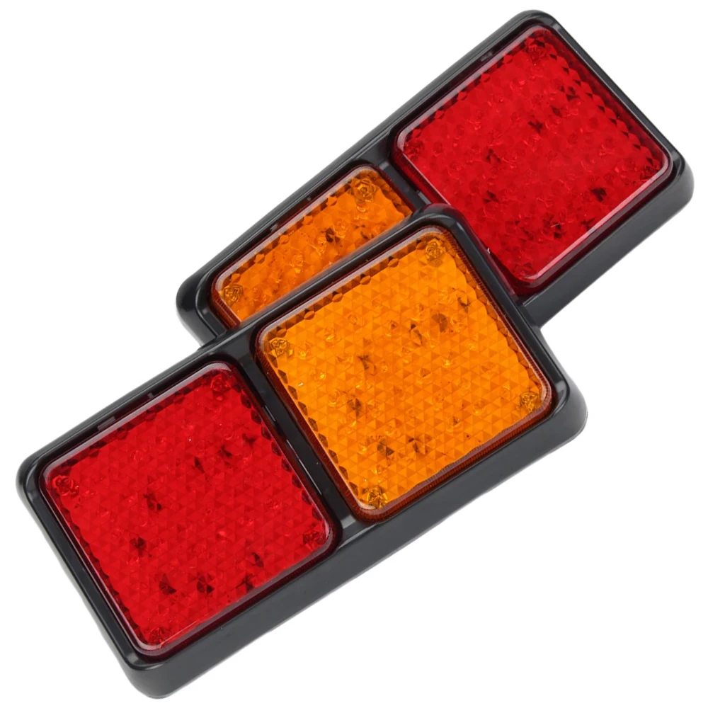 

12V Trailer Tail Lights 72 LED Taillights Car Truck RV Van Bus Rear Tail Trailer Lights Signal Indicator Brake Stop Reverse Lamp