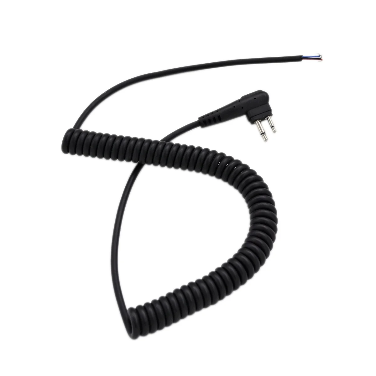 4-Wire Mic Extension Cord M Plug, 2-Pin for Motorola EP450 CP200 GP3188 GP88 Handheld Amateur Two-Way Radio Accessories