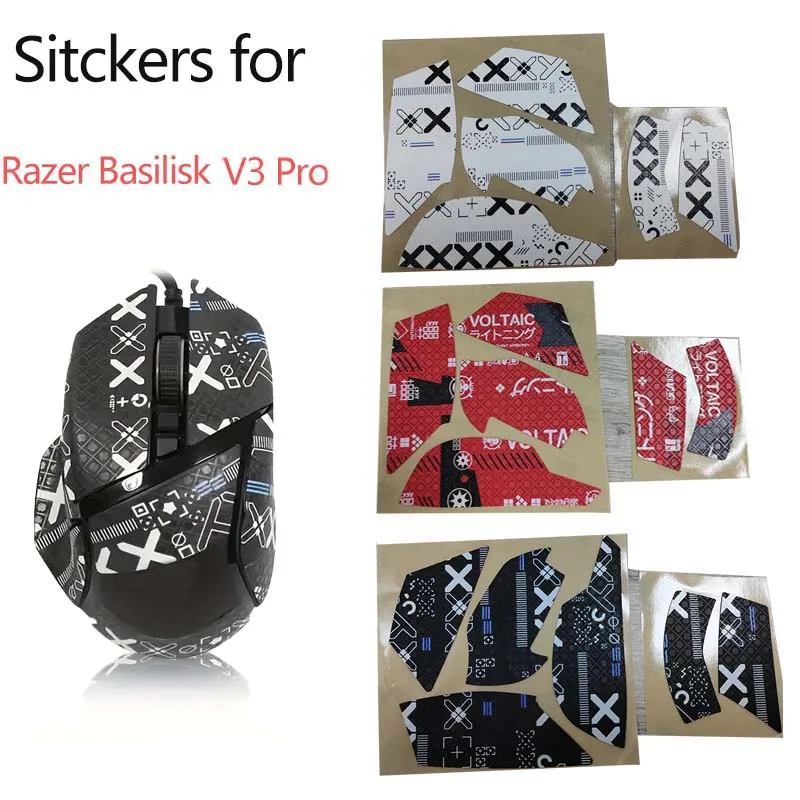 Razer Basilisk V3 Pro Professional Mouse Anti-Slip Sticker-Sweat-Absorbent,Ultra-Thin Protective Skins,Ideal For E Sports Gamers
