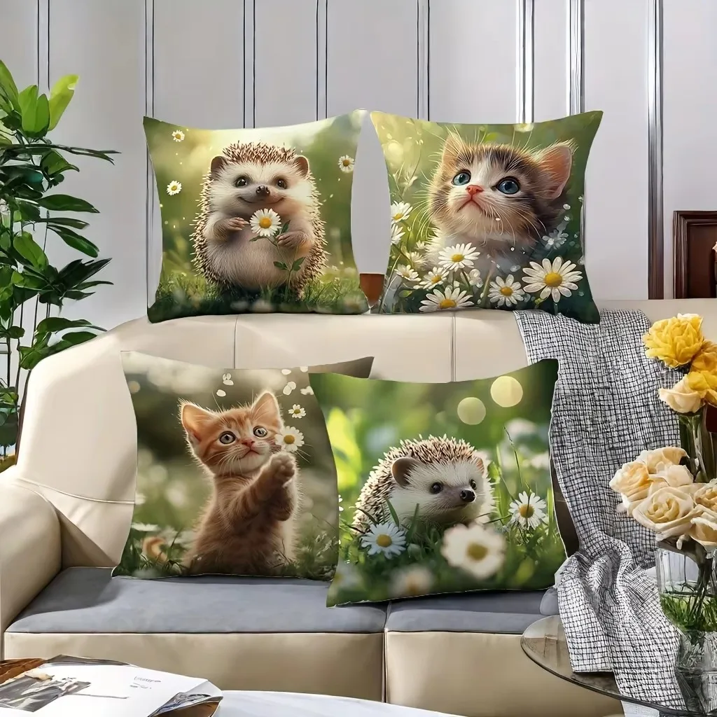 Multi‑Scene Use Throw Pillow Stylish Pattern Cushion Pillow For Living Room Bedroom Car Home Ornament