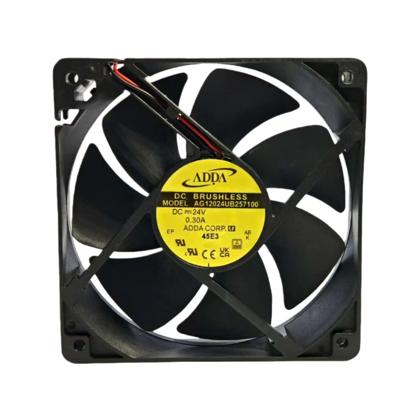 

Новый для ADDA AG12024UB257100 DC 24 В 0,30 А 120 мм Вентилятор 12025 3600 об/мин Инверторный охлаждающий вентилятор Двойной шарикоподшипник 106CFM Высокий воздушный поток
