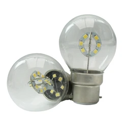 Lampada Led Bubble Ball Bulb E27 B22 G45 4W 110v 220V Clear Shell Low Voltage 10v to 80v 12v 24v 36v Light For Home Indoor Lamp
