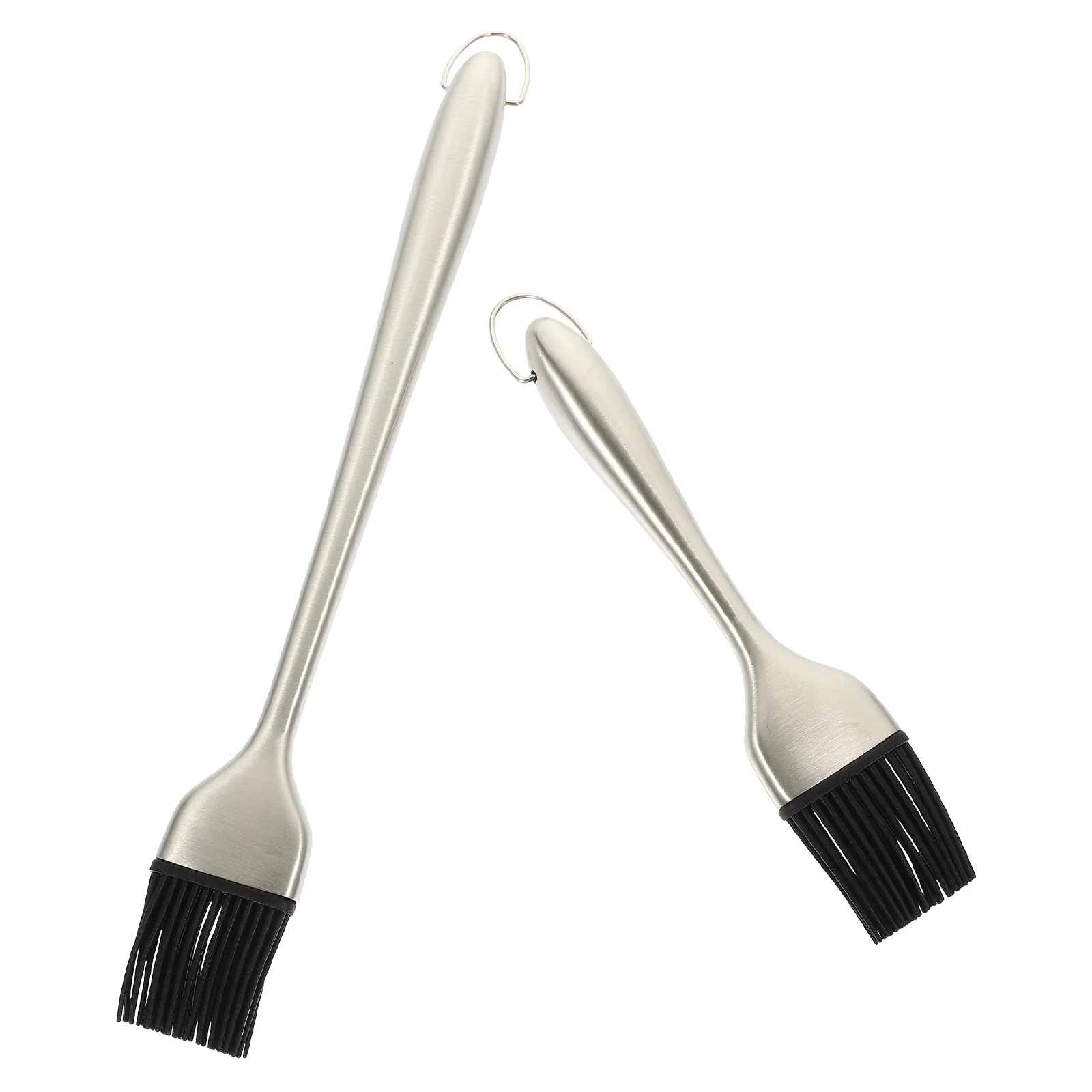 

2pcs Oil Silicone Basting Brush For Grilling Baking Barbecue Kitchen Utensil Heat Resistant Cooking Tool Grill Brush