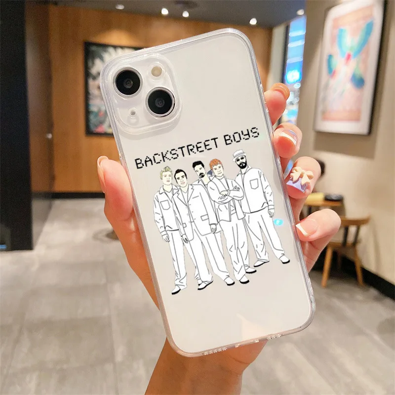 Soft Transparent Phone Case for IPhone 15 Pro MAX 13 12 11 XS Max Mini 7 8 14 Plus X XR SE20 Backstreet Boys BSB Come Back Cover