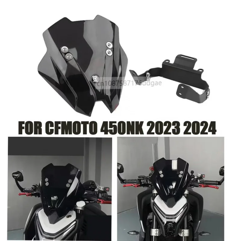 

For CFMOTO 450NK For CF-MOTO 450 NK 2023 2024, Motorcycle Accessories, Windscreen Protector, Wind Deflectors