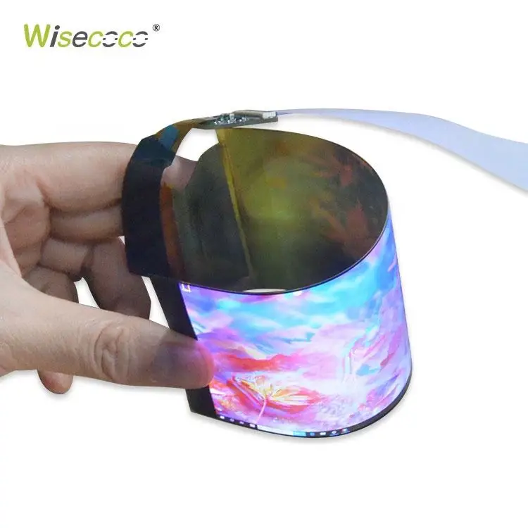 1920*1080 LCD Screen 6 Inch Oled Flexible Lcd Screen Display Foldable High Resolution Display