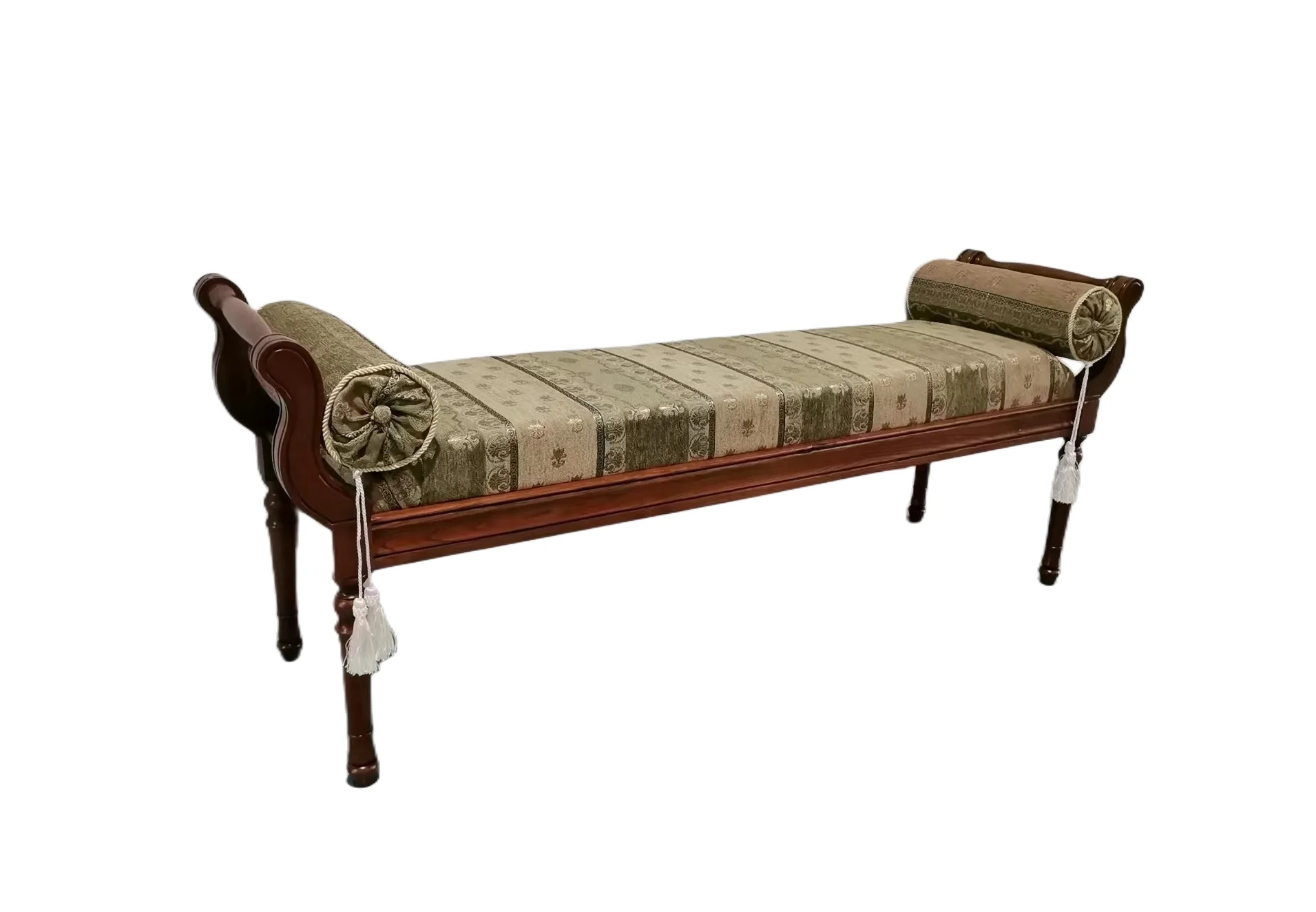 

Customizable American end stool European solid wood adult shoe changing stool retro cloth