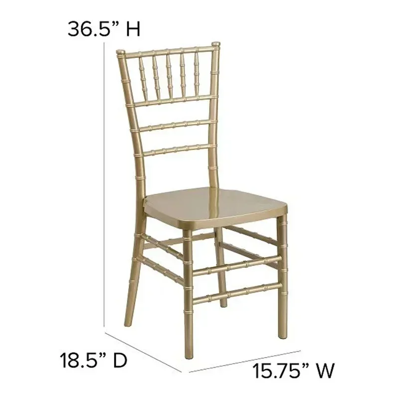 For Wedding Outdoor Events Resin-Gold Spray Painted Tiffany Acrylic Removable Chavari  and Phoenix Chair Dining Chairs Стул