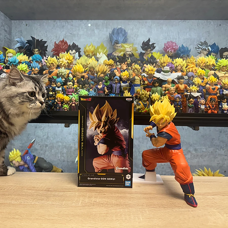 Banpresto Dragon Ball Z Anime Figurines Grandista Super Saiyan Goku PVC Action Figures DBZ Figurals Collectible Model Toys