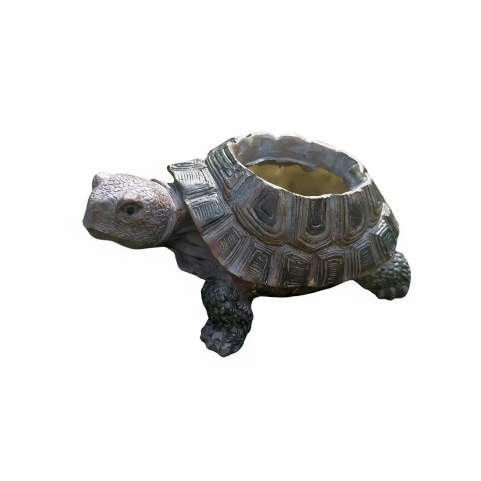 Turtle Flower Pot Decorative Tortoise Planter Creative Gift for Patio, Gardeners