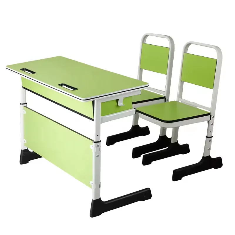 

School Classroom Furniture Student Desk and Chair Set Modern Height Adjustable School Training Tables for Primary and Secondary