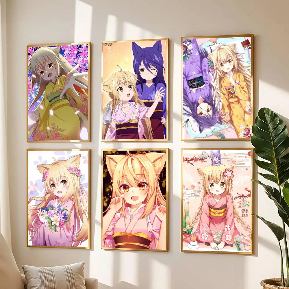 anime K-KONOHANA KITAN-N Poster Modern Wall Decal for Living Room Cafe Office Bar and Bedroom