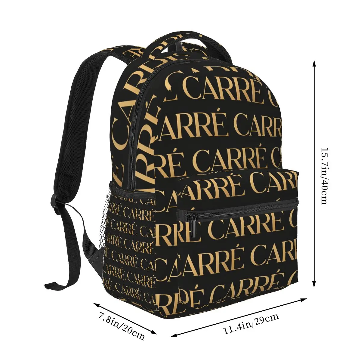 Rapper WeRenoi Carre Album Graphic Print Backpack Hot Sale Daypack Large Capacity BookBag School Bag Shoulder Bags for Men Women