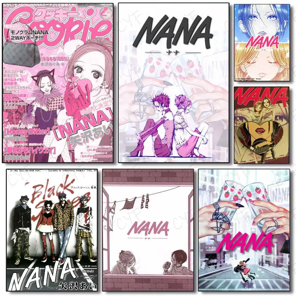 Anime N-Nana Osaki Line Poster Home Living Room Wall Art Garage Room Decor