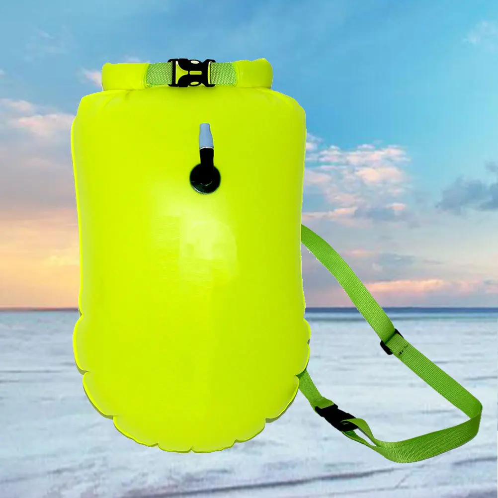 

Waterproof Dry Bag 20L Yellow Heavy Duty PVC Roll Top Closure for Kayaking Rafting Camping Boating Outdoor Water Sports Gear