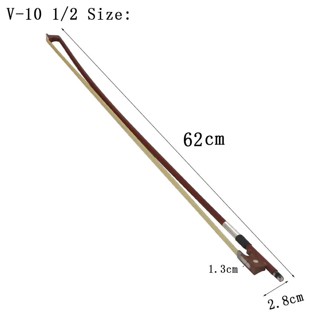 Violin Bow 4/4 Full Size Student Violin Bow Well Balanced Real Mongolian Horse Hair For Professional Player Beginner