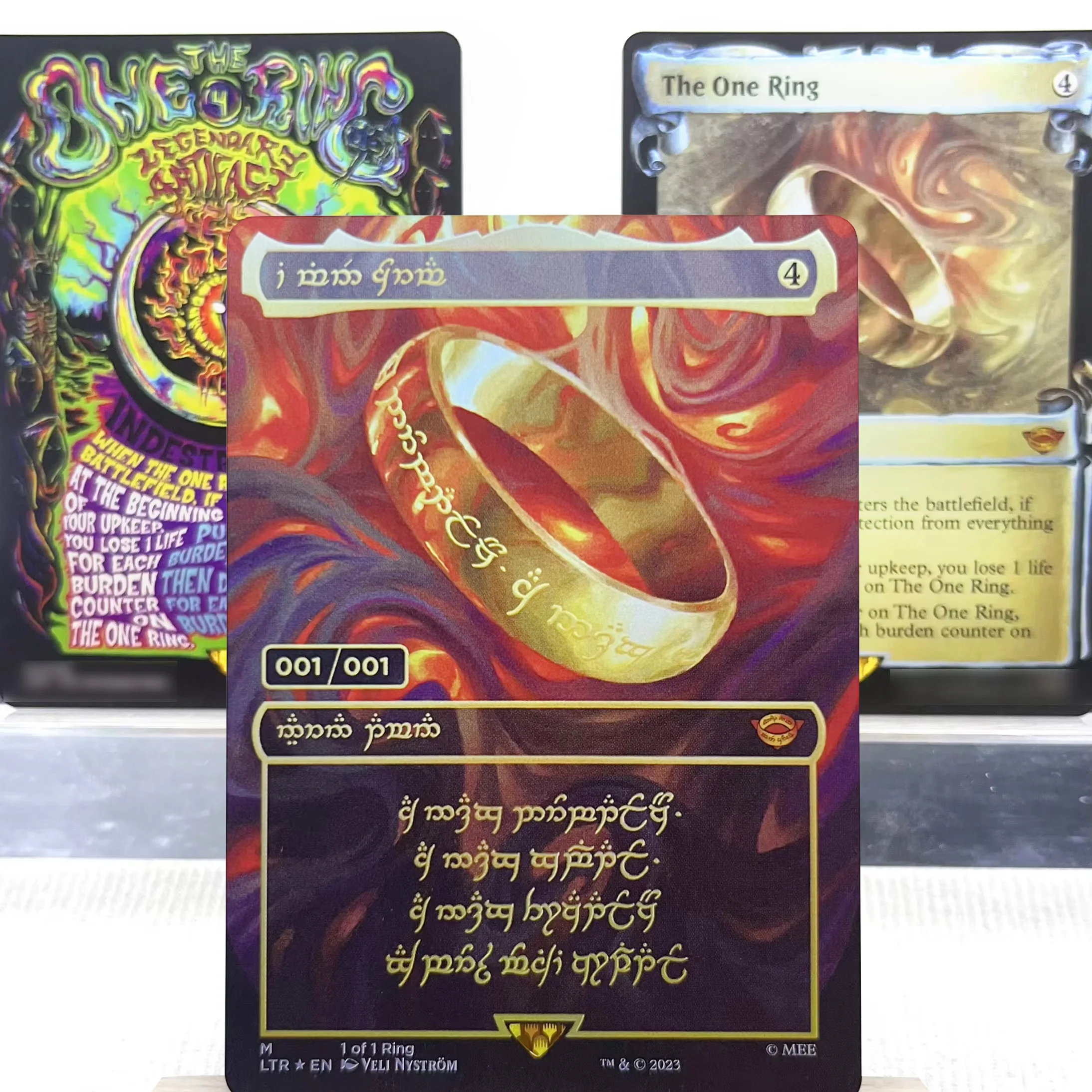 

LTR LTC FOIL1-Ⅰ01 Tcg cards proxy magical the The One Ring sol ring Orcish Bowmasters gemstone caverns cavern of souls Gather