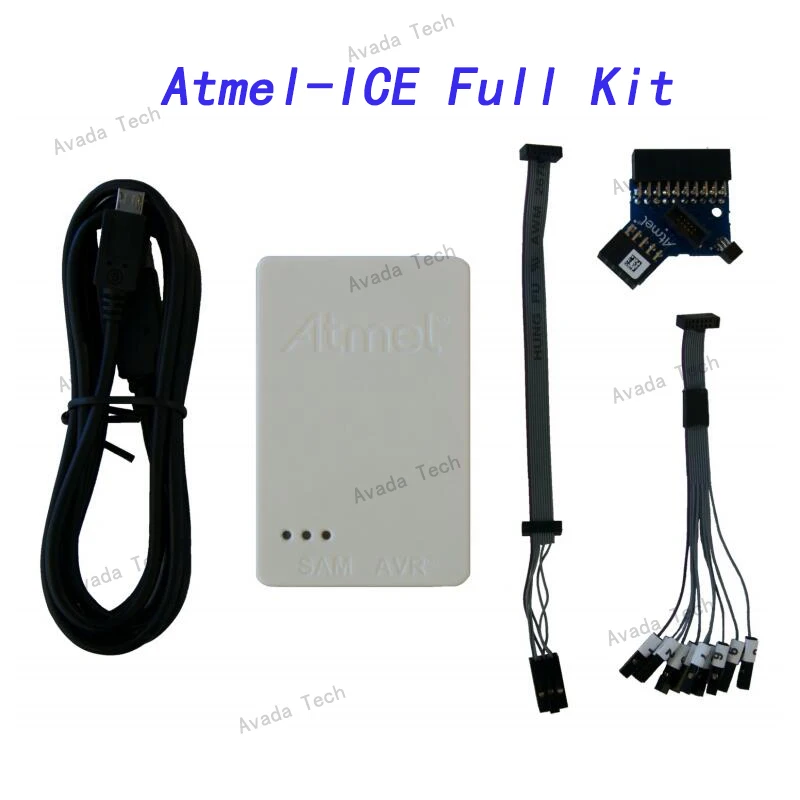 

Avada Tech Atmel-ICE Full Kit Hardware Debugger Atmel ICE Debugger with accessories